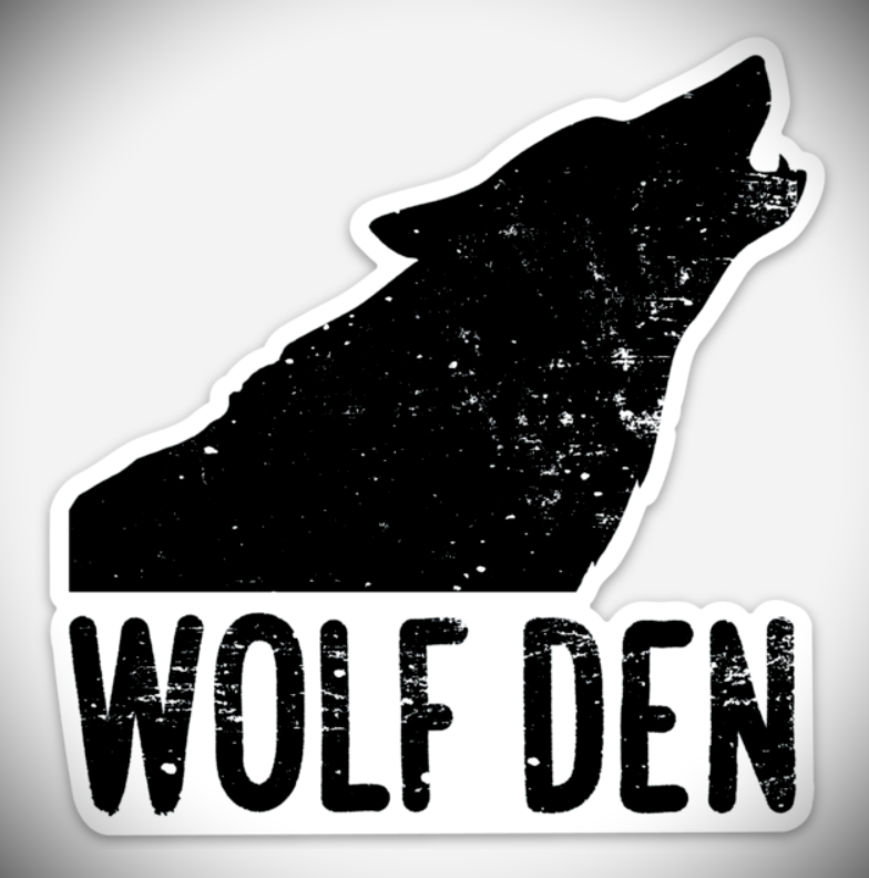 Wolf Den Sticker